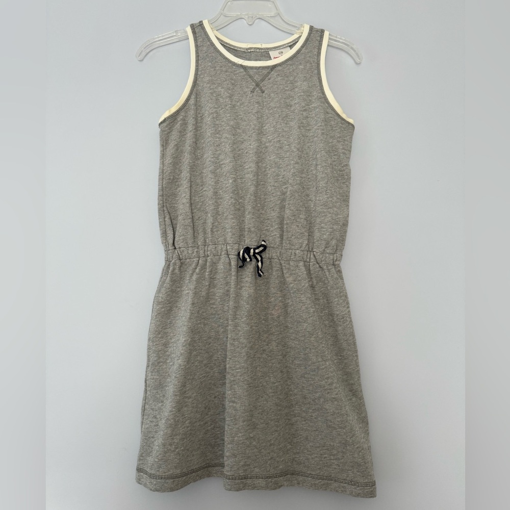 Hanna Andersson Girls Casual Grey Zipper Dress (Girls Size 10)